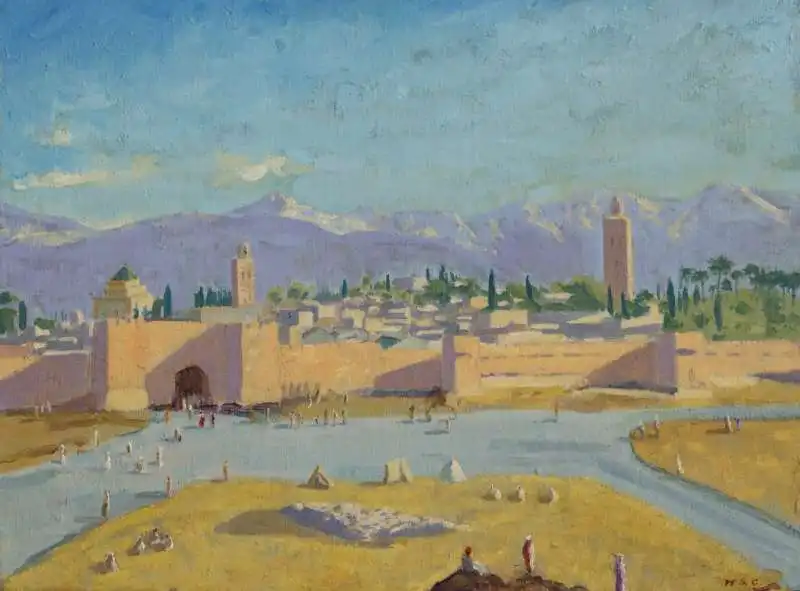 il quadro 'il minareto della moschea della kutubiyya' 1