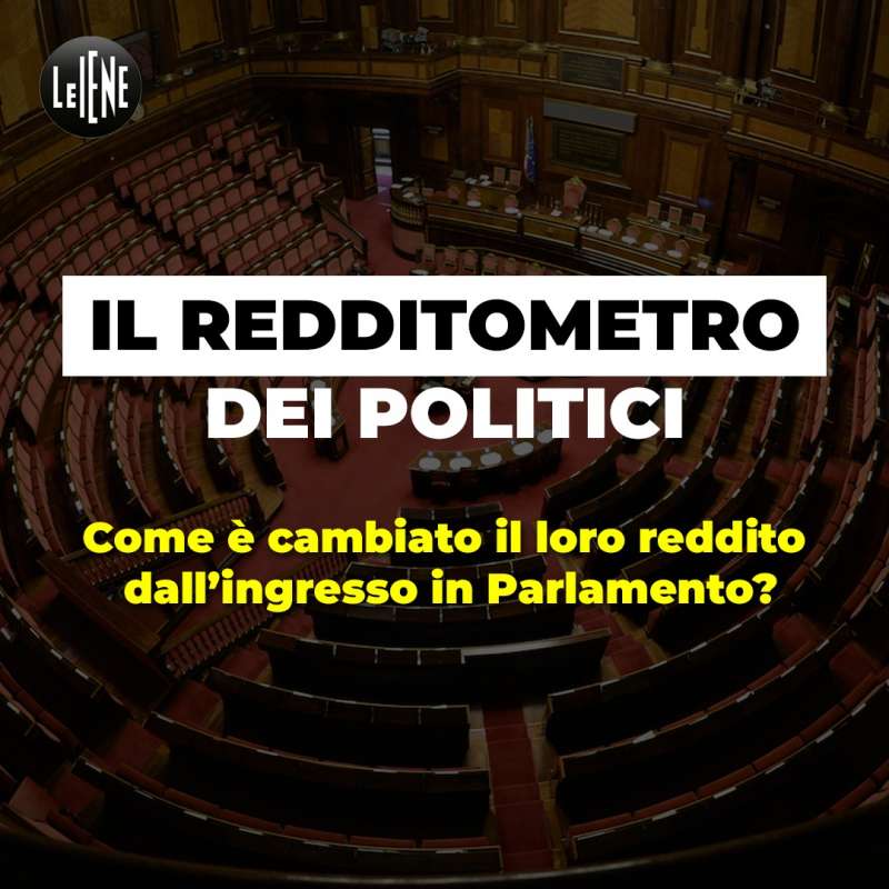 il redditometro della politica le iene 1