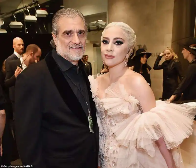 lady gaga con il padre joe germanotta 