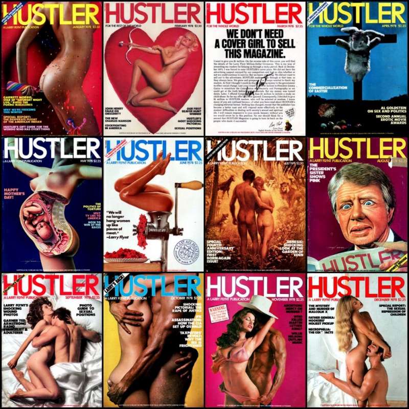 larry flynt hustler covers