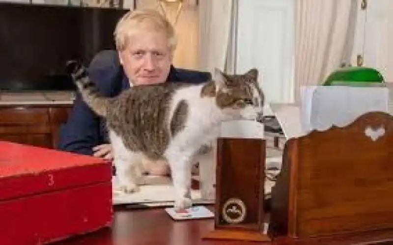 larry the cat e boris johnson 2