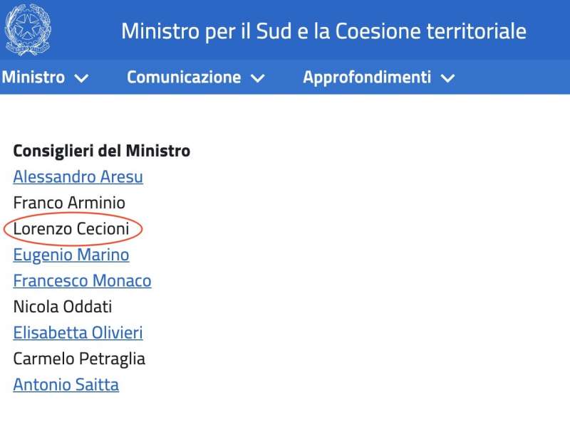 LORENZO CECIONI - IL FIGLIO DI CONCITA DE GREGORIO CONSIGLIERE DI PEPPE PROVENZANO