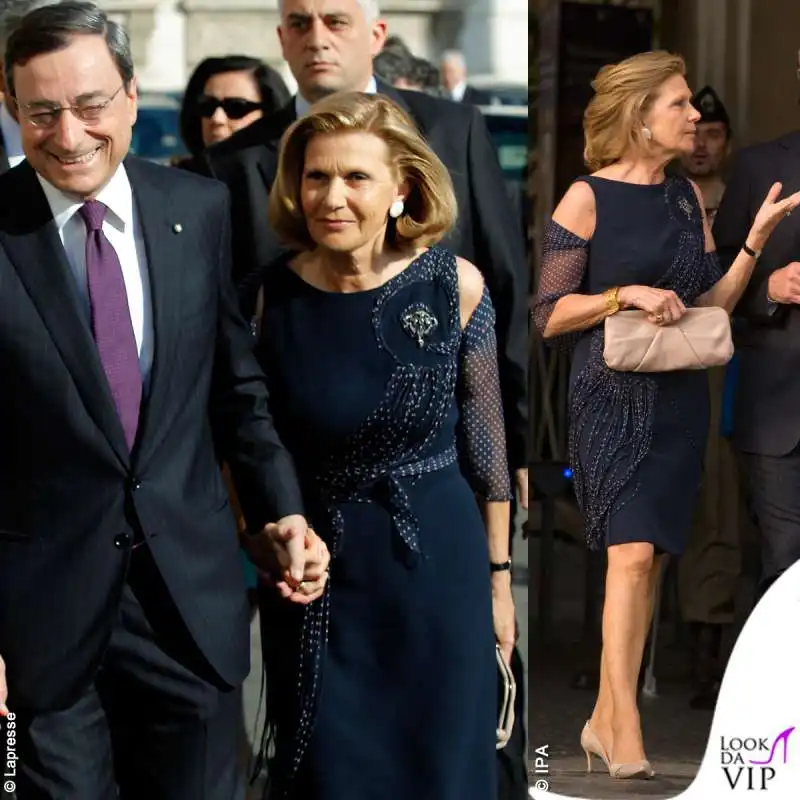 MARIA SERENELLA CAPPELLO E MARIO DRAGHI   