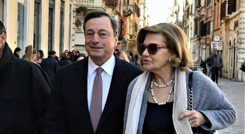 MARIA SERENELLA CAPPELLO E MARIO DRAGHI