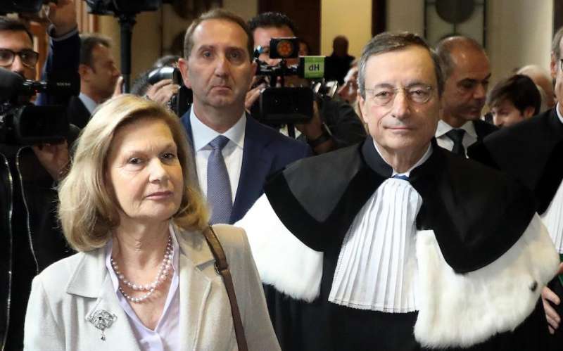 MARIA SERENELLA CAPPELLO E MARIO DRAGHI