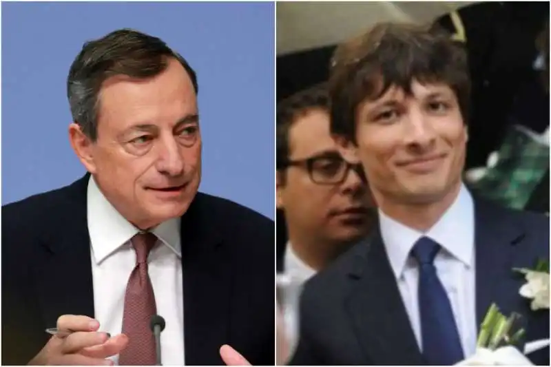 mario draghi e il figlio giacomo