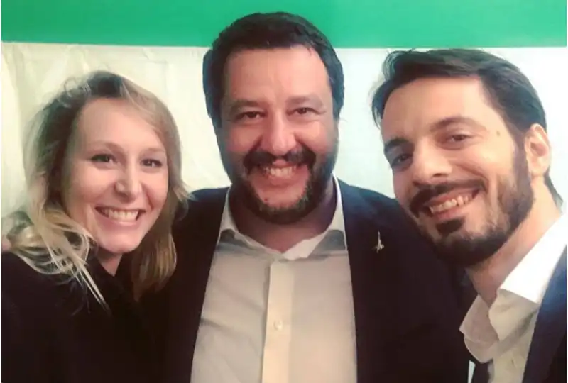 MARION LE PEN MATTEO SALVINI VINCENZO SOFO