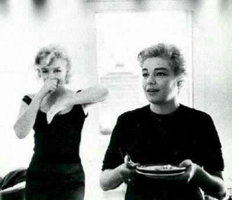 marylin monroe simone signoret