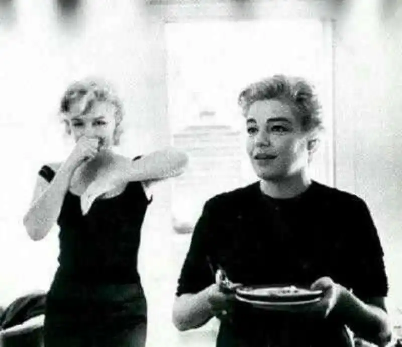 marylin monroe simone signoret  