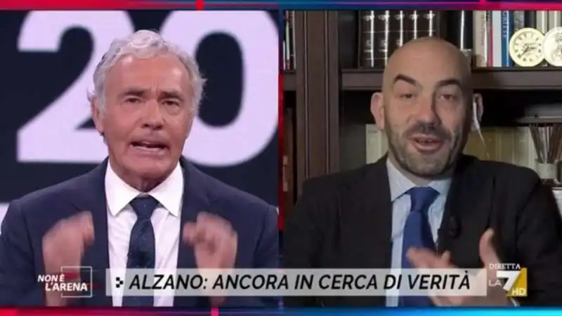 massimo giletti vs. matteo bassetti a non e' l’arena