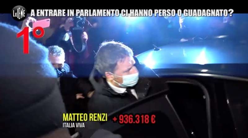 matteo renzi redditometro dei politici le iene