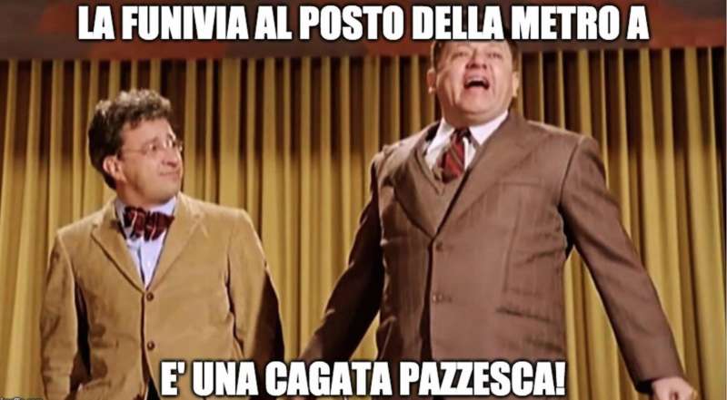 meme sulla funivia a casalotti 1