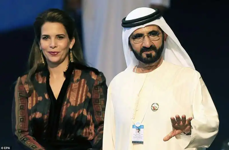 mohammed bin rashid al maktoum e la principessa haya 1