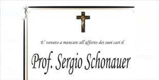 necrologio di sergio schonauer