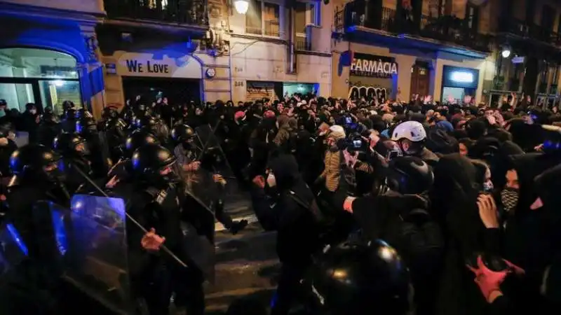 proteste a barcellona