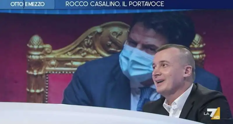 rocco casalino ospite a otto e mezzo