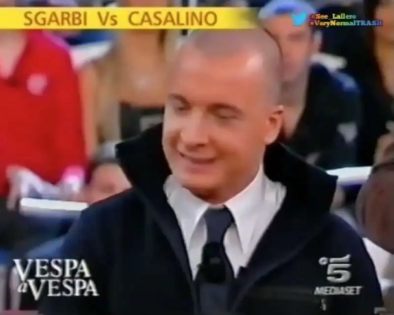 rocco casalino vs vittorio sgarbi   buona domenica 2006