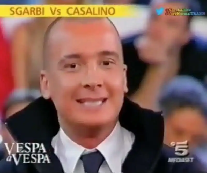 rocco casalino vs vittorio sgarbi   buona domenica 2006 3