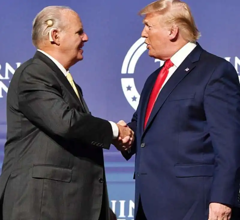 rush limbaugh  e donald trump