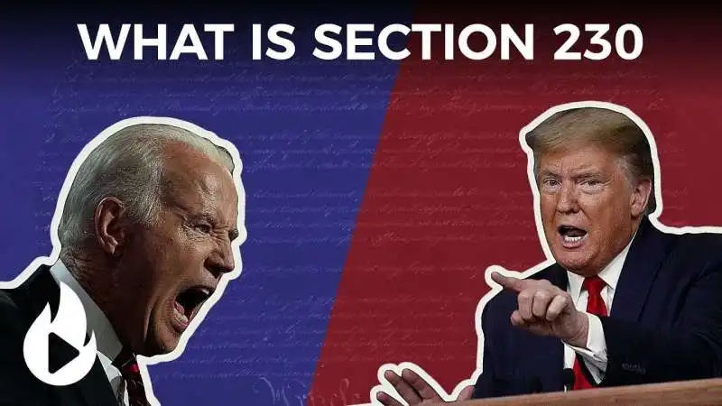 section 230 biden trump