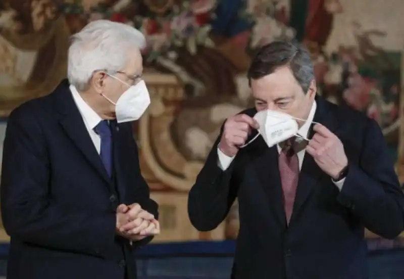 sergio mattarella e mario draghi 