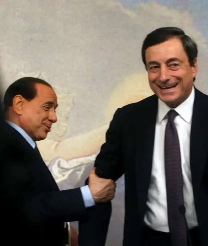 silvio berlusconi mario draghi 