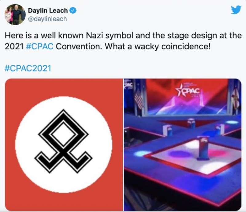 simboli nazisti alla cpac 2021 2