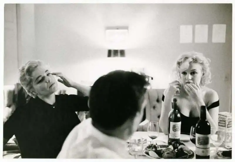 simone signoret  yves montand marylin monroe 