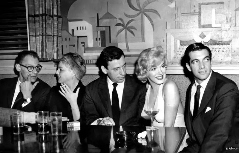 simone signoret  yves montand marylin monroe 4