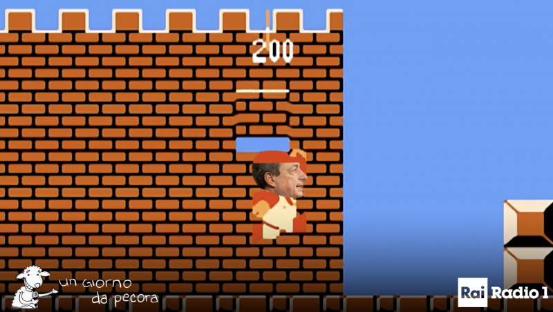 supermario draghi by un giorno da pecora 6