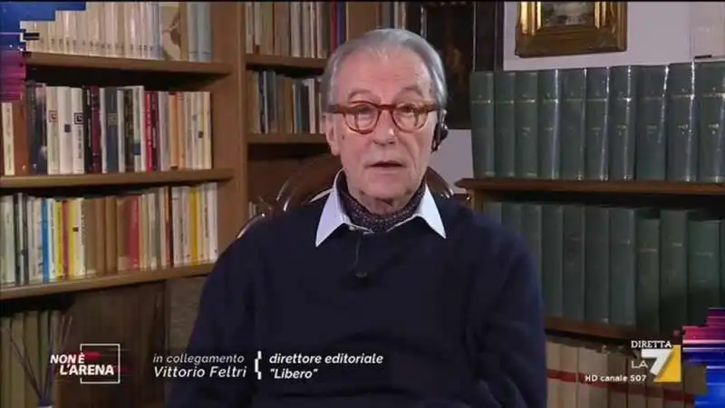 vittorio feltri a non e' l'arena 2