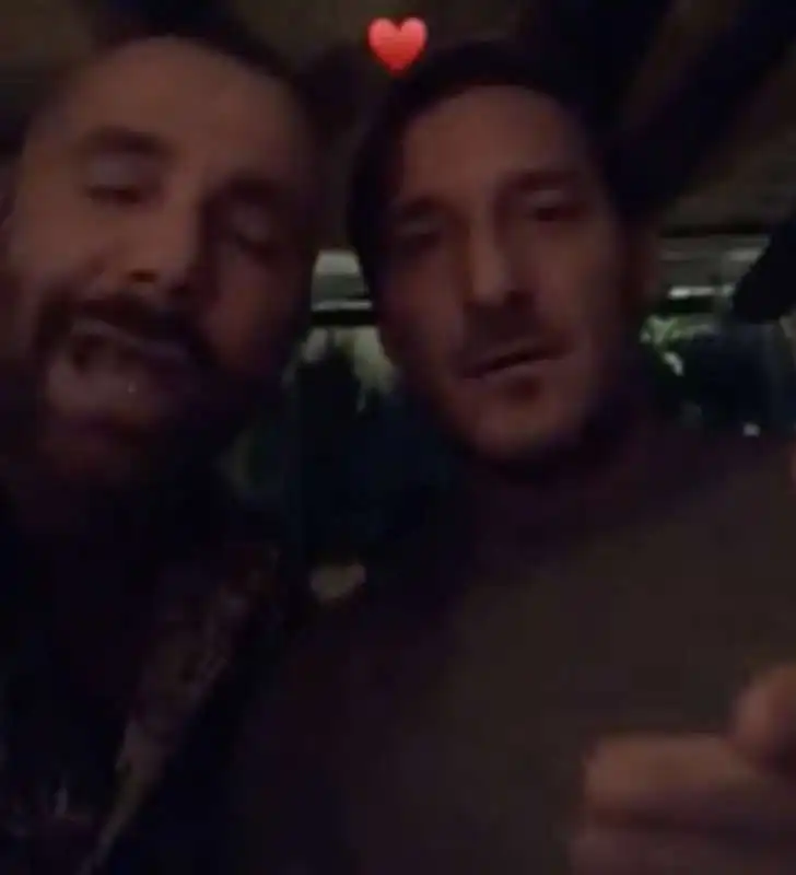 alex nuccetelli con francesco totti