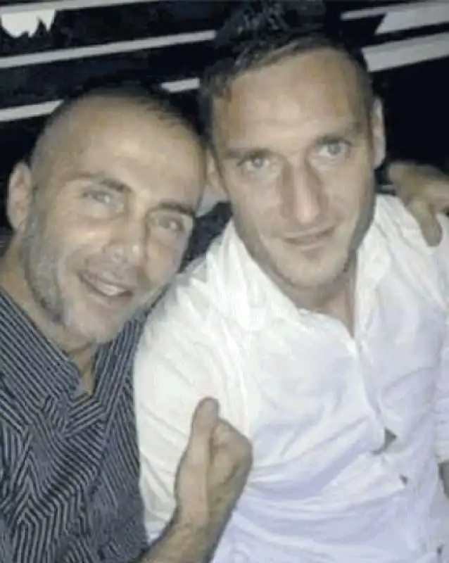 ALEX NUCCETELLI E FRANCESCO TOTTI