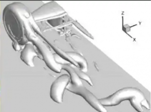 analisi cfd su ruota in movimento