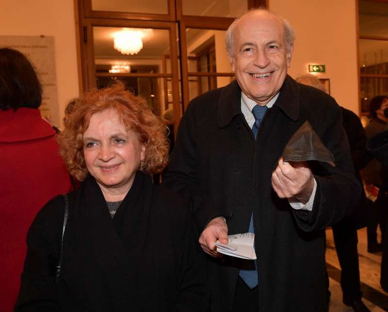 annarosa mattei e claudio strinati foto di bacco