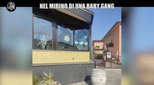 bar nel mirino della baby gang