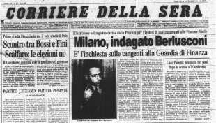 CORRIERE DELLA SERA AVVISO DI GARANZIA BERLUSCONI