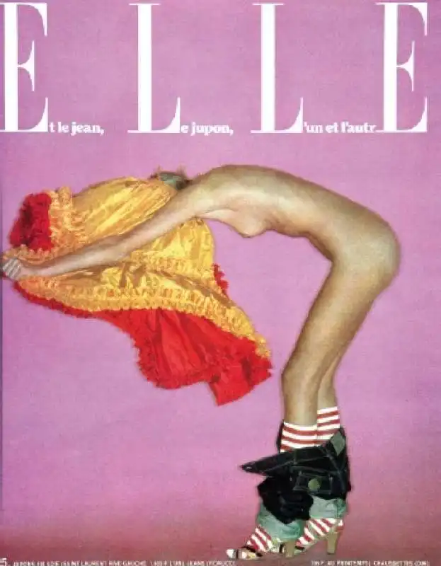 cover elle francia foto di toscani