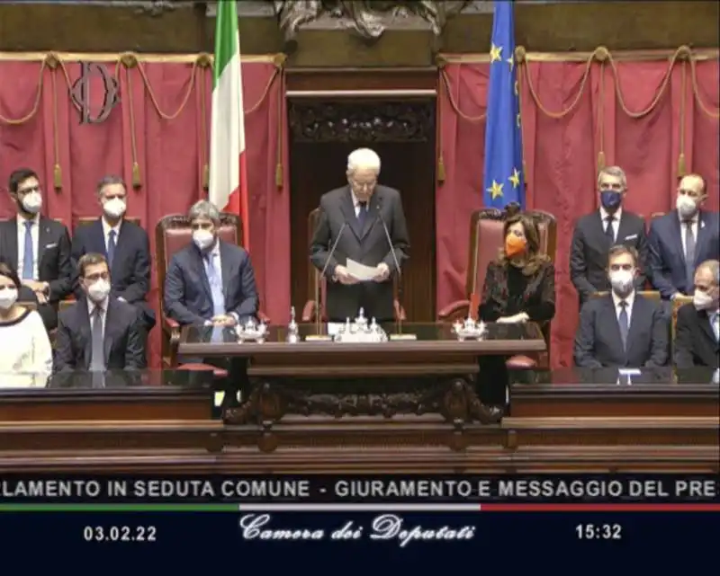 discorso di sergio mattarella alla camera dopo il  giuramento per il bis   5