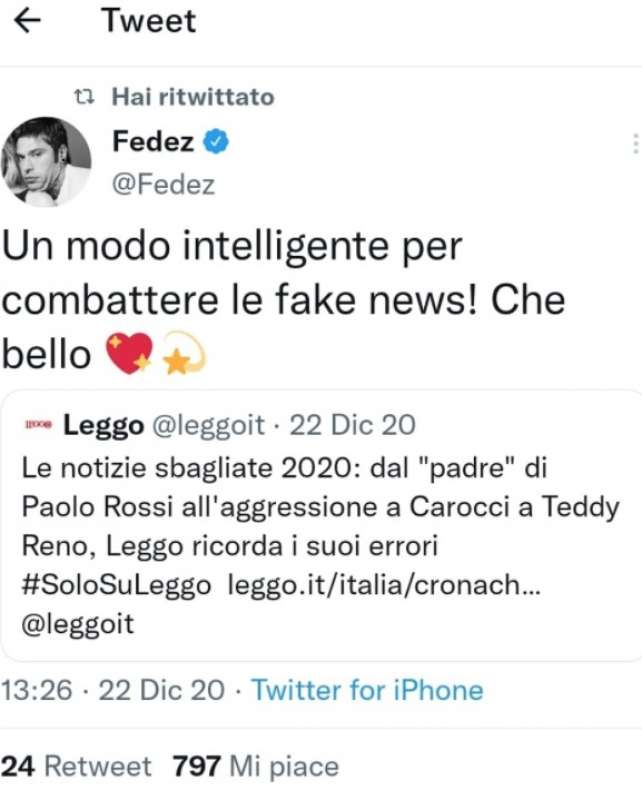 fedez elogia leggo