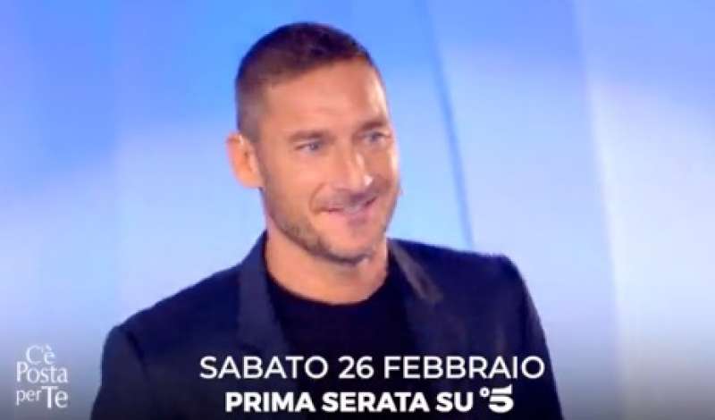 francesco totti a c'e' posta per te 2