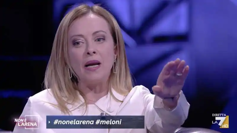 giorgia meloni   non e' l'arena