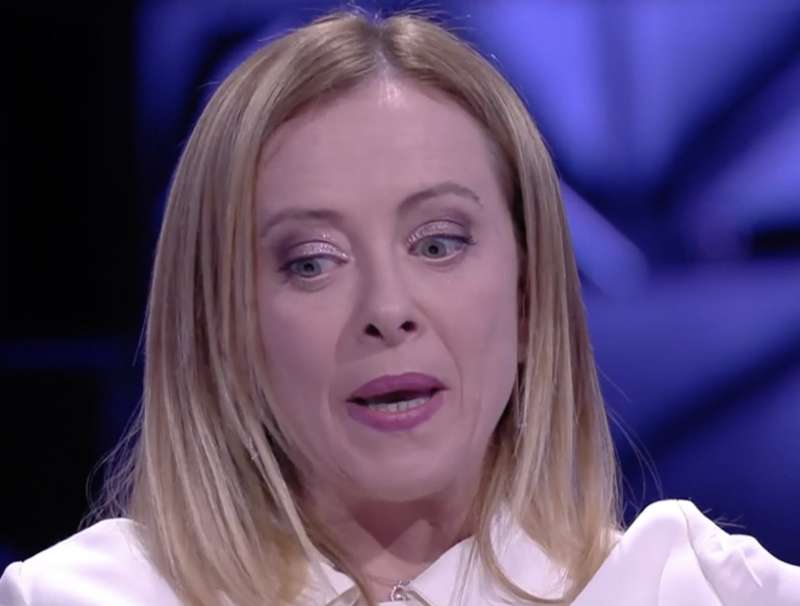 giorgia meloni non e' l'arena 4