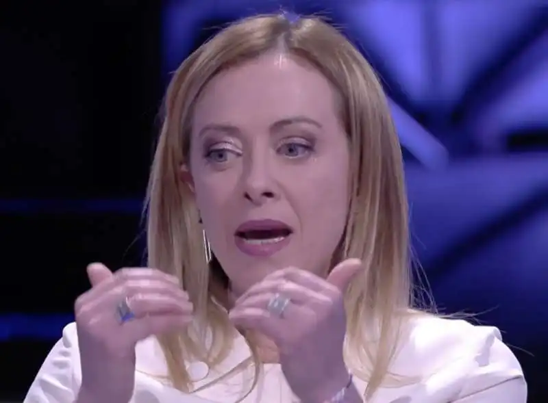 giorgia meloni   non e' l'arena 7