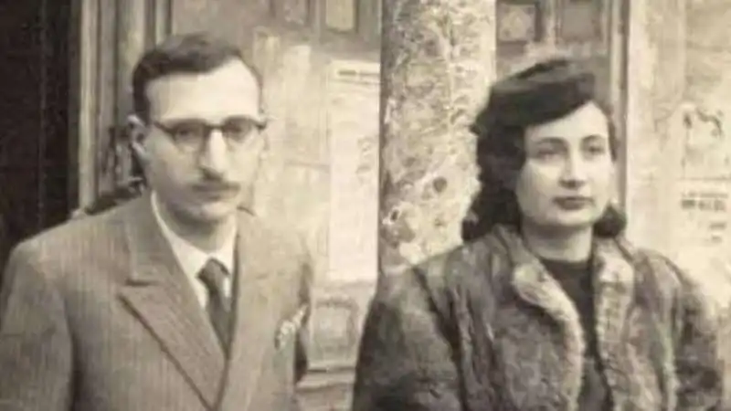 Giorgio Manganelli e la prima moglie, Fausta Chiaruttini