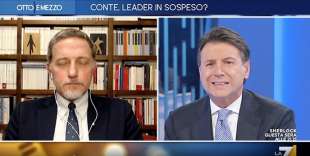 giuseppe conte e massimo giannini 2