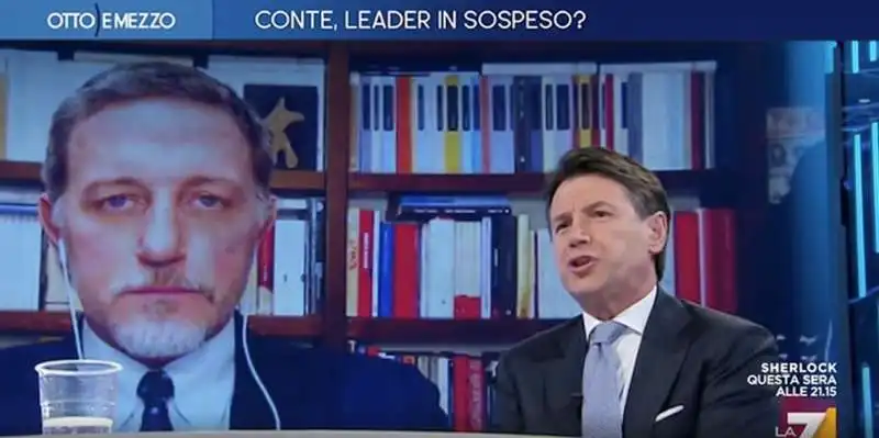 giuseppe conte e massimo giannini 4