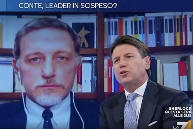 giuseppe conte e massimo giannini 5