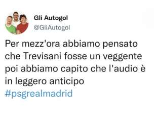 GLI AUTOGOL SULLA TELECRONACA DI TREVISANI