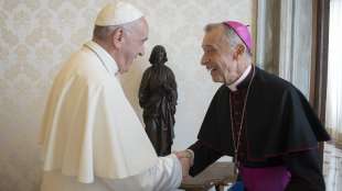 il cardinale ladaria col papa francesco